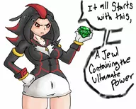 chaos_emerald colored dialogue genderbend personification rule_63 shadow_the_hedgehog sonic_(series) // 2000x1600 // 246KB