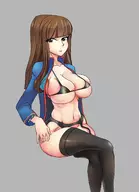 1girl advance_wars artist:frequencyblue bikini huge_breasts sasha // 1087x1500 // 423KB