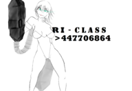 1girl abandoned abyssal green_eyes kantai_collection leotard ri-class short_hair sitting sketch text // 1983x1365 // 392KB