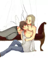 colored henry_townshend shirtless silent_hill silent_hill_4 walter_sullivan yaoi // 850x1039 // 162KB