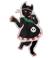 1girl artist:unknown black_skin blackified colored Ena:_Dream_BBQ looking_at_viewer pose red_eyes taski_maiden // 1922x2048 // 173KB