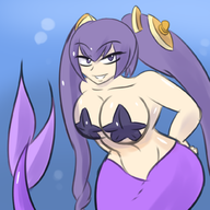 ar_tonelico artist:megagundamman cocona_bartel colored mermaid purple_hair twintails // 1000x1000 // 565KB