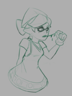 1girl artist:critatonic cosplay ika_musume marie splatoon // 745x990 // 260KB