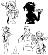 aroused artist:borvar d.va hot_dog lewd overwatch // 775x887 // 240KB