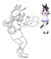 1girl artist:unknown office_attire rice_shower uma_musume_pretty_derby wip // 649x746 // 118KB