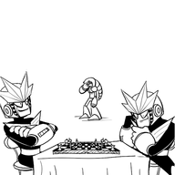 chess clone gemini_man mega_man_(series) snake_man // 500x500 // 77KB
