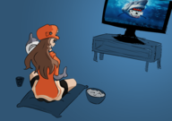 1girl artist:unknown guilty_gear may plushie shark television // 2894x2039 // 1.7MB