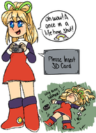 artist:narksfw camera colored mega_man_(series) parody rainbow roll text // 631x878 // 290KB