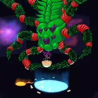 colored eating ramen star_control ur-quan_kzer-za // 800x800 // 569KB