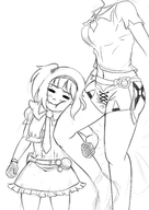 2girls artist:unknown atelier_(series) atelier_ryza reisalin_stout romy // 2481x3507 // 2.4MB