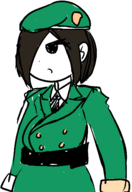 1girl akatsuki_blitzkampf artist:lunaticsoda beret kanae uniform // 976x1423 // 38KB