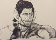 1boy facial_hair metal_gear_rising metal_gear_solid samuel_rodrigues scar traditional_medium // 1062x749 // 510KB