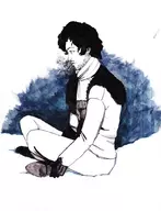 catherine scarf sitting snow vincent_brooks winter // 712x928 // 223KB