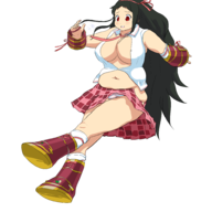 artist:deidatvm ayame cleavage colored senran_kagura thick // 4000x4000 // 1.8MB