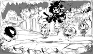 artist:inawon background halloween_2023_collab halloween_themed pokemon sketch wip witch // 1078x637 // 745KB