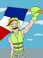 1boy artist:videovader black_eyes boxing_gloves clouds colored flag french glass_joe orange_hair punch-out!! short_hair sky // 1200x1600 // 310KB