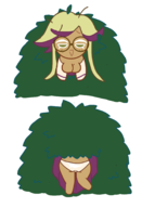 1girl artist:unknown bellflower_cookie blonde_hair breasts bush cleavage comic cookie_run glasses panties trapped // 1216x1778 // 291KB