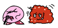 aqua_teen_hunger_force colored crossover kirby kirby_(series) meatwad singing // 654x320 // 62KB