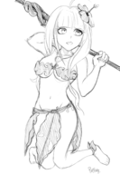 angie_yonaga artist:poppage cleavage danganronpa danganronpa_v3_killing_harmony tribal underboob // 1450x2094 // 910KB