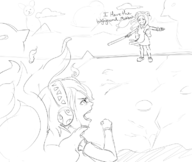 aigis artist:misterskits marie marie_korbel parody persona_(series) persona_3 shin_megami_tensei skullgirls star_wars text // 700x592 // 119KB