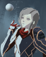 1girl colored death's_gambit endless grey_hair wip // 800x1000 // 978KB