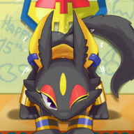 1girl artist:unknown furry pac-man_(series) patra sex // 2000x2000 // 2.5MB