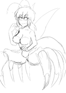 artist:xiceowl fairy link monster_boy the_legend_of_zelda zelda_2 // 1750x2450 // 768KB