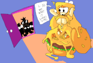 1girl artist:grey burger Cheese_Toppin mushroom_toppin personification pineapple_toppin pizza_tower sausage_toppin text tomato_toppin // 826x554 // 41KB