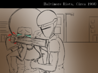 afro alternate_hairstyle artist:punished_vporeon blood hippie police punch shantae shantae_(series) tears wayforward // 1200x900 // 427KB