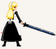 1boy 1girl artist:marielx blonde_hair mabinogi maid pixel_art player_character wplace.live // 612x533 // 6.6KB