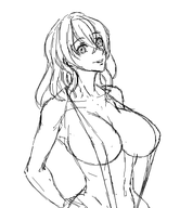 1girl artist:novam bloodstained huge_breasts miriam sling_bikini // 515x595 // 64KB