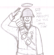 1boy angel salute soldier team_fortress_2 text // 1777x1825 // 2.3MB