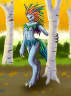 boreal_hound forest legend_of_mana monster_girl monstergirl // 800x1082 // 1.0MB