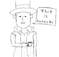 classy deadpan hershel_layton professor_layton tea tea_cup tophat // 510x497 // 13KB