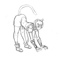 bent_over catgirl fire_emblem fire_emblem_path_of_radiance lethe // 500x500 // 85KB