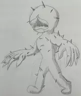 chibi iron_maiden kaze resident_evil resident_evil_4 traditional_medium // 1059x1257 // 259KB