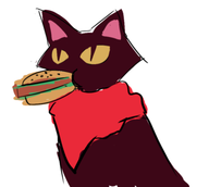 1boy artist:unknown burger eating ghost_trick sissel // 506x453 // 57KB