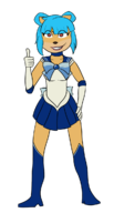1girl boots colored cosplay crash_bandicoot_(series) crash_team_racing megumi_bandicoot sailor_mercury sailor_uniform skirt // 642x1200 // 165KB