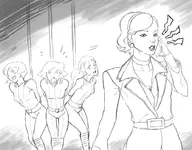 alexandra_vasquez cate_archer catherine_anne_archer clover_ewing crossover no_one_lives_forever samantha_simpson tied totally_spies // 994x778 // 324KB