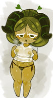 1girl areolae artist:2x bikini bikini_bottom breast_grab breasts colored cookie_run grabbing_own_breasts hand_on_breast huge_breasts lactating lactation matcha_cookie matcha_cookie1girl navel nipples panting see-through see-through_clothes sweat sweating transparent_clothing tummy wet_clothes wet_shirt // 557x1023 // 597KB