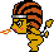 chibi colored female king_totomesu personification sprite super_mario super_mario_land // 344x328 // 5.3KB