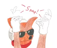 artist:boneyt colored fox_boy fox_mccloud parody reaction_image snap star_fox sunglasses text // 1421x1217 // 297KB