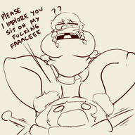 2girls artist:unknown facesitting huge_breasts madotsuki monoko panties text upskirt yume_nikki // 3000x3000 // 132KB