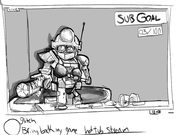 1boy artist:unknown bikini glitch metal_arms_glitch_in_the_system text // 915x643 // 262KB