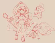 1boy 1girl artist:sunshine_memoir taiko_no_tatsujin tatsudon wip // 1987x1536 // 337KB