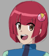 1girl artist:unknown hime_cut mayl_sakurai mega_man_(series) mega_man_battle_network // 1011x1151 // 375KB