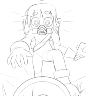 1girl mintykimchi nuclear_throne rogue tagme // 688x770 // 133KB