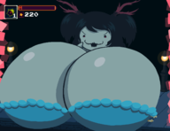 1girl artist:bonitanon bonita_zako huge_breasts lubella_dim momodora momodora_reverie_under_the_moonlight stretch_panic // 1530x1176 // 100KB