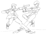 2boys artist:unknown crossover dan_smith gun killer7 max_payne // 1800x1400 // 244KB