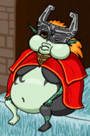 1girl artist:bonitanon cosplay fat king_zora midna the_legend_of_zelda twilight_princess // 486x730 // 277KB